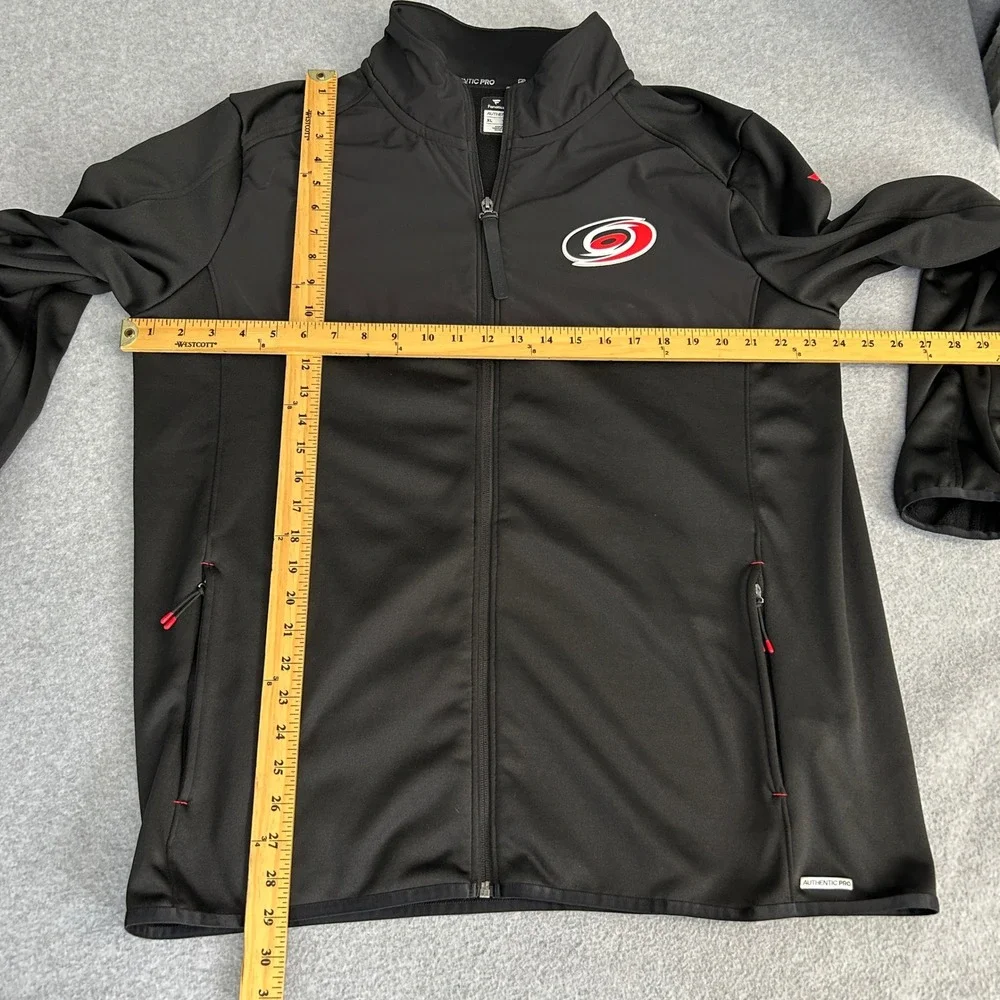 Fanatics NHL Carolina Hurricanes Rink Jacket Black Full Zip Canes Hockey Mens XL